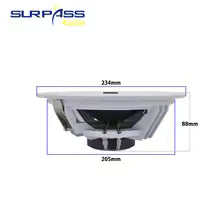 Smart Home Audio Geluidssysteem 8 Inch 8ohm 20W Passieve Frameloze Plafond Luidspreker Full Range Voor Terras Residentiële Slaapkamer