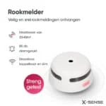 X-Sense Link+ Pro-bundel – 6 slimme rookmelders en basisstation