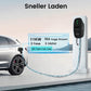 Awesafe 11KW Auto Laadpaal - Type 2 - 3-Fase - Waterdicht - 16A - 6A/8A/10A/13A/16A Schakelbaar - 6M Laadkabel - Met App/WiFi Bediening - Zwart