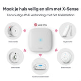 X-Sense Link+ Pro-bundel – 6 slimme rookmelders en basisstation