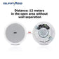 Smart Home Audio Geluidssysteem 8 Inch 8ohm 20W Passieve Frameloze Plafond Luidspreker Full Range Voor Terras Residentiële Slaapkamer