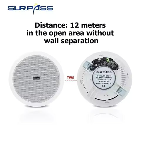 Smart Home Audio Geluidssysteem 8 Inch 8ohm 20W Passieve Frameloze Plafond Luidspreker Full Range Voor Terras Residentiële Slaapkamer