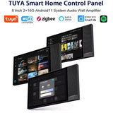 8-inch slimme Zigbee-gateway multifunctionele achtergrondmuziek centraal bedieningsscherm stembedieningspeler voor thuis