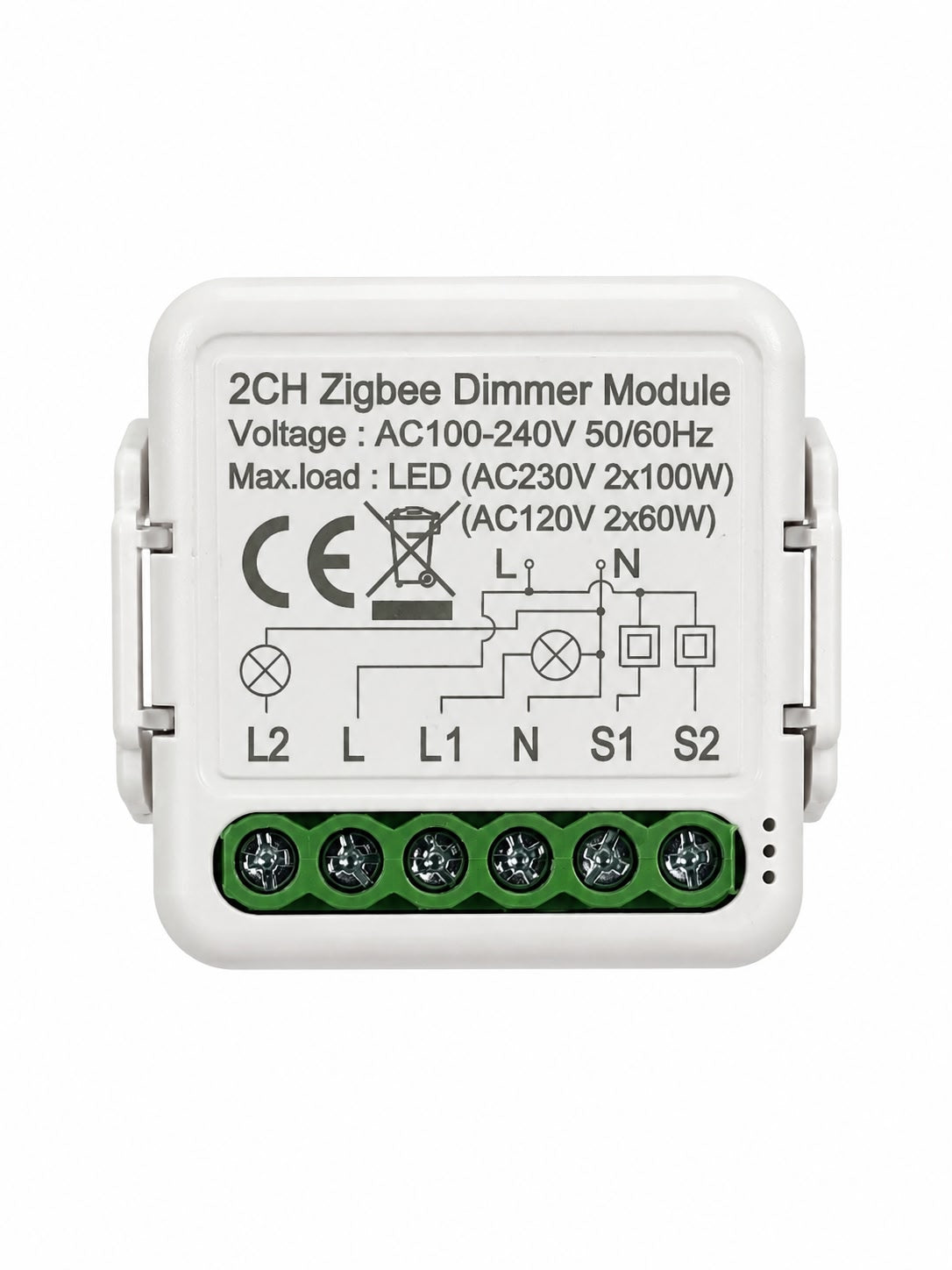 DIY Zigbee Smart Dimmer Switch Module Tuya/Smartlife APP Afstandsbediening Tweeweg compatibel met Alexa Google Home Spraakbesturing